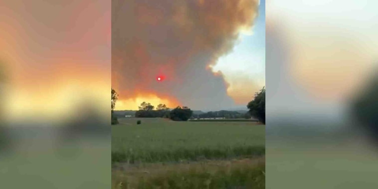 Un incendio forestal consume miles de acres en Francia