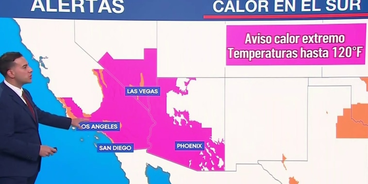 Calor extremo y tormentas golpean el Oeste y el Noreste