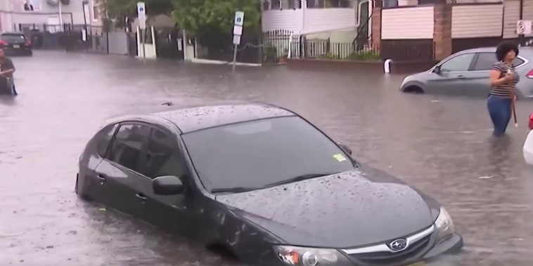 Las lluvias torrenciales castigan a Nueva Jersey