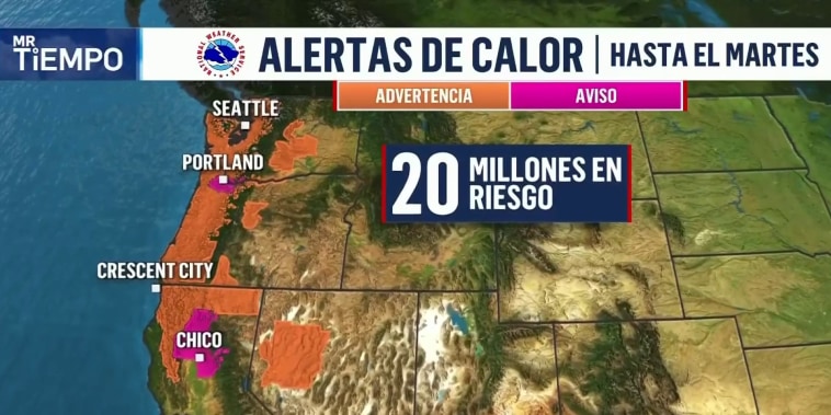 Pronostican niveles récord de calor en la Costa Oeste
