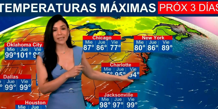 Vea el pronóstico del tiempo para el resto de la semana