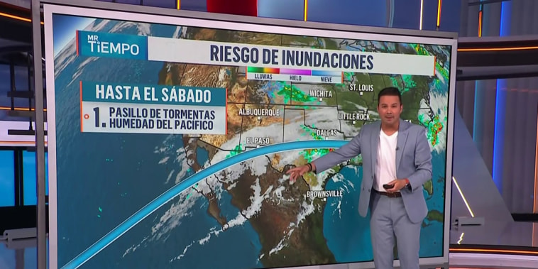Alerta por lluvias torrenciales desde Texas hasta Florida