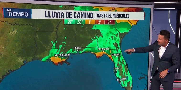 La segunda depresión tropical de la temporada provocará lluvias desde Florida hasta Louisiana
