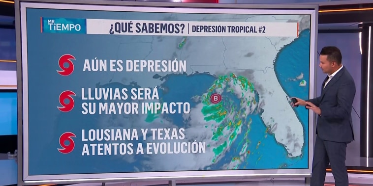 Depresión tropical arrastrará lluvias desde Florida hasta Louisiana