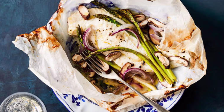 Flounder in Parchment