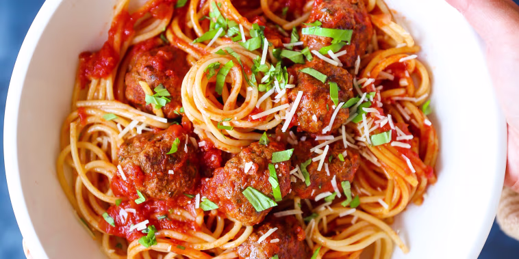 Slow Cooker Spaghetti and Meatballs