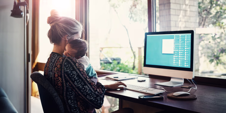 Balancing a new business and a new baby