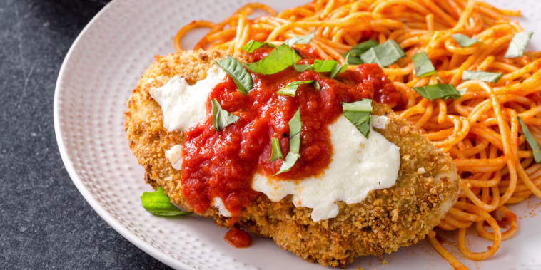 Crispy chicken parm is an ideal candidate for the air fryer — you just need to make a few modifications.
