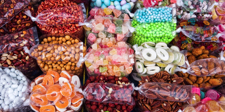Sweets and nuts for sale in Guatemala