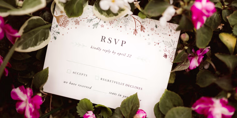 RSVP card 