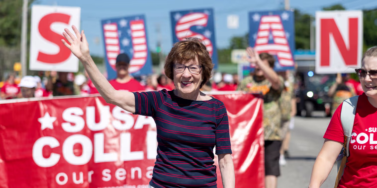 GOP Senate Candidate Susan Collins Attends Annual Moxie Day Parade In Maine
