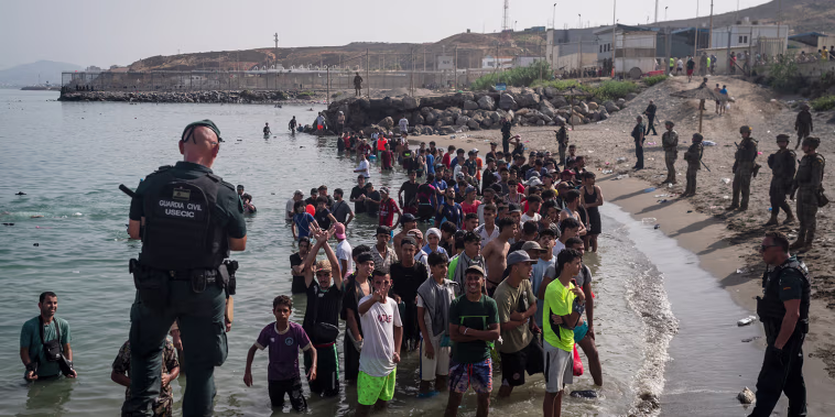Spain Deploys Troops In Response To Border Breach In Ceuta