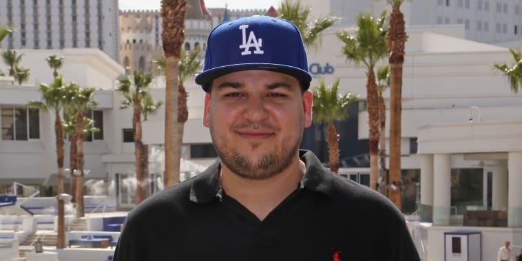 Rob Kardashian spotted in rare Easter family photo