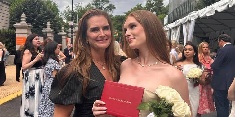 Brooke Shields posts rare baby pics of daughter Grier for 19th birthday
