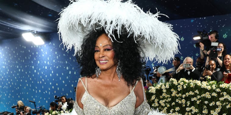 See Diana Ross' stunning Met Gala cape, embroidered with the names of her children and grandchildren