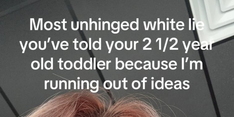 Parents Are Sharing the Most 'Unhinged' White Lies They've Told Their Toddlers