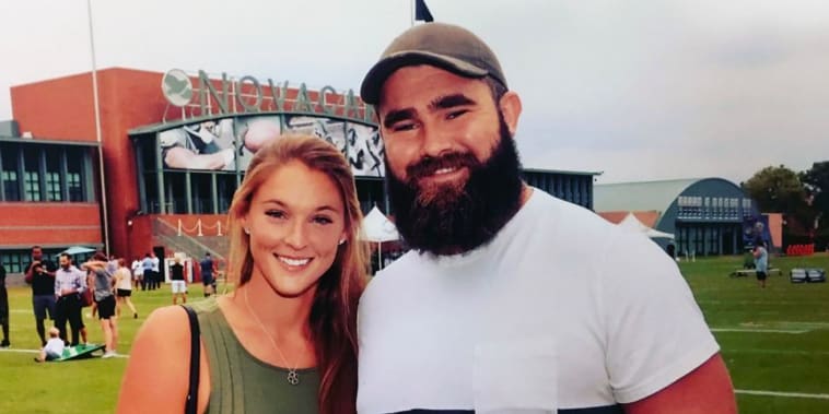 Kylie Kelce Reveals What She Saw the First Time She Walked Into Jason's Bachelor Pad