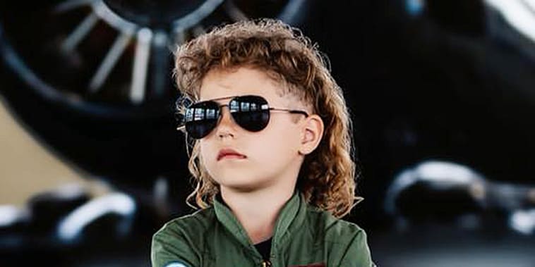 All Hail This 7-Year-Old With the Greatest Mullet We've Ever Seen