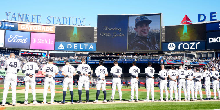 Yankees pay tribute to Brett Gardner’s late son on Opening Day