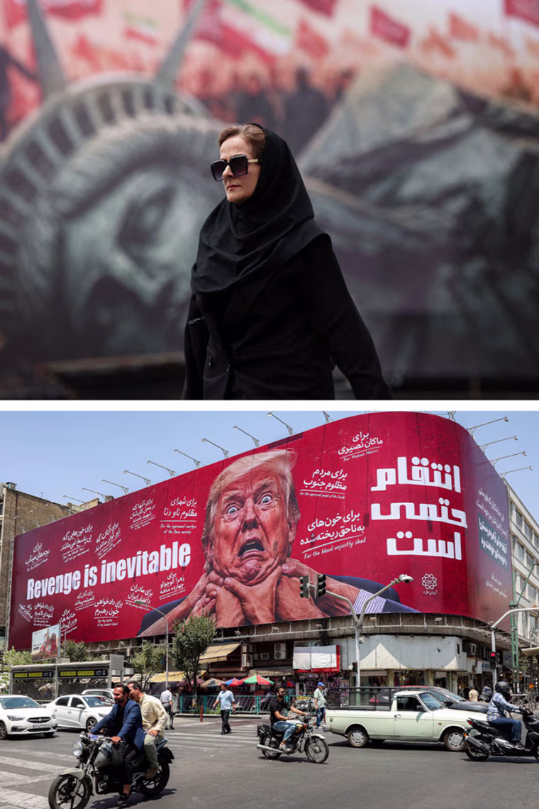 Since the beginning of the year, visual representation of death and destruction aimed at the U.S. has increased dramatically in Tehran. 