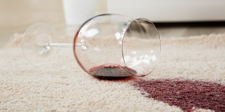 Image: Red Wine Spilled On Carpet