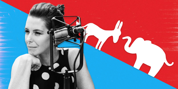 Image: Stephanie Ruhle's new podcast takes aim at bridging the cultural and political divide -- at home and online.