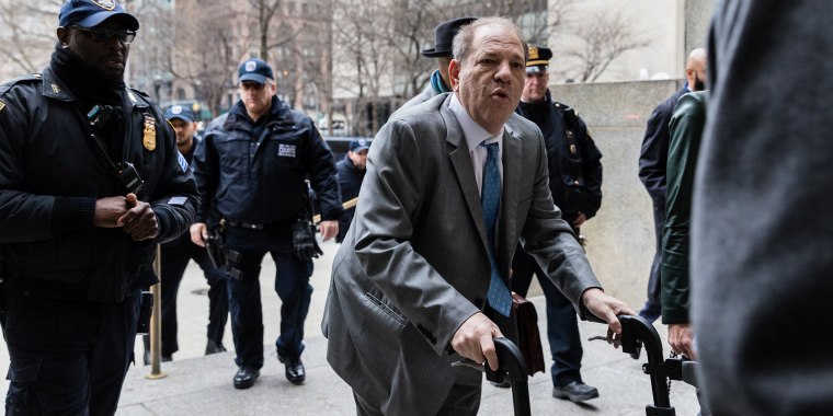 Image: Film producer Harvey Weinstein arrives at New York Criminal Court for his sexual assault trial in the Manhattan borough of New York