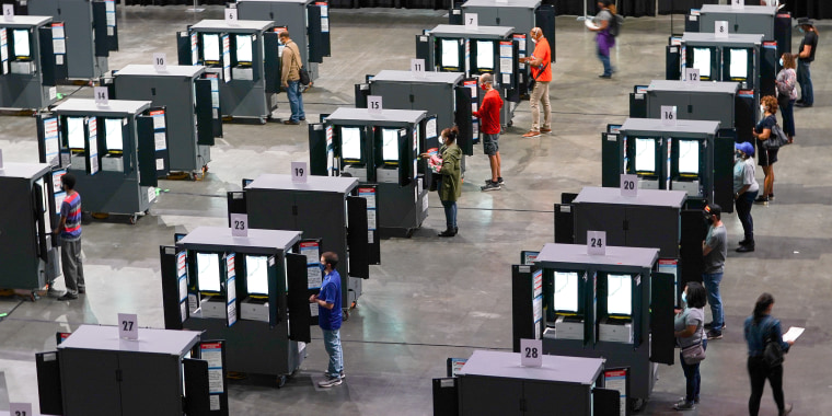 Image: Georgia Residents Cast Ballots