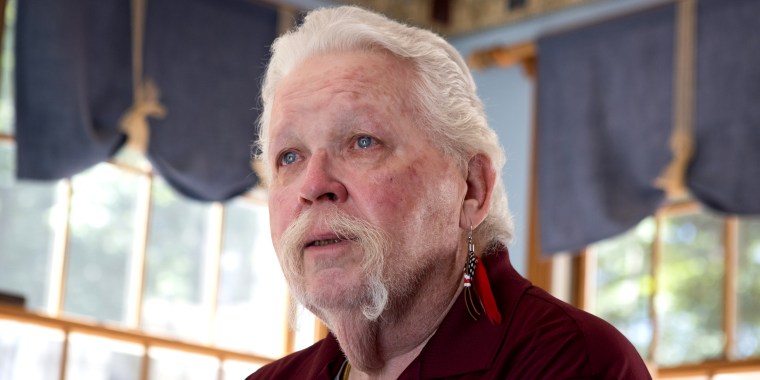 Kevin Maxwell, 72, a former volunteer firefighter who spent seven months carrying out search and rescue operations at ground zero after 9/11, sits at his home in Spotsylvania, Va., on Sept. 7, 2021.