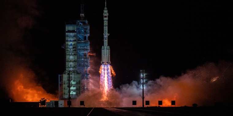 Image: China Launches Longest Crewed Mission to New Space Station