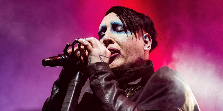 Marilyn Manson performs during the second annual Astroworld Festival at NRG Park on Nov. 9, 2019 in Houston, Texas.