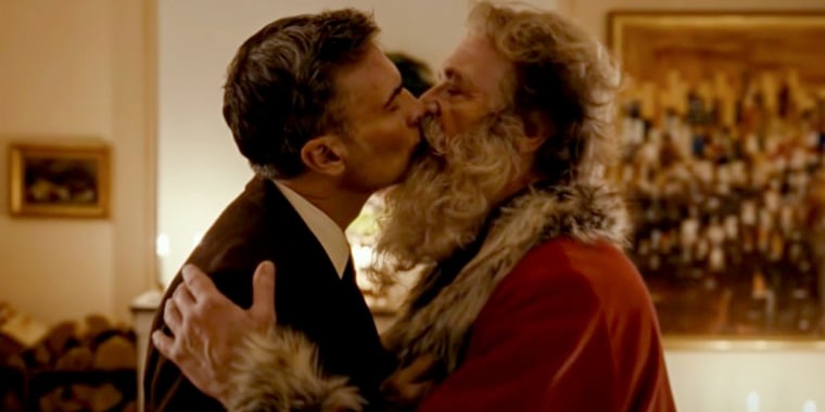 Santa Claus y Harry se besan en el comercial noruego que conmemora los 50 años de la descriminalización de la homosexualidad en ese país
