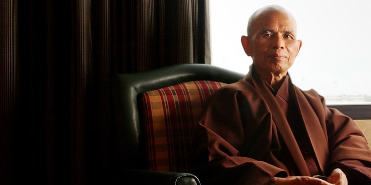 Buddhist monk Thich Nhat Hanh in 2002.