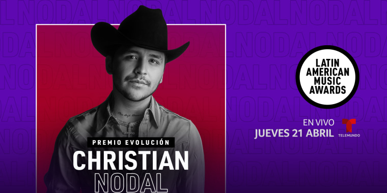 Christian Nodal recibirá el Premio Evolución en los Latin American Music Awards 2022