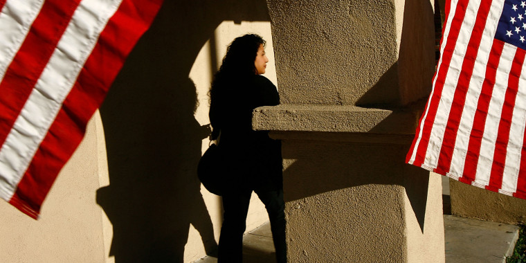 California Voters Participate In The State's Pivotal Primary