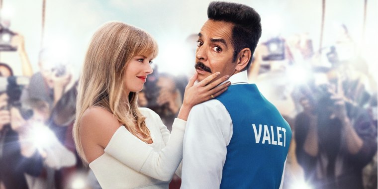 Samara Weaving and Eugenio Derbez star in "The Valet."