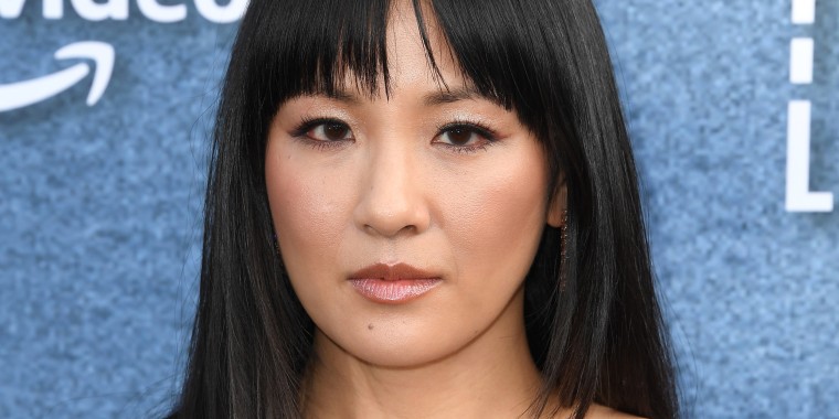 Constance Wu arrives at the "The Terminal List" premiere on June 22, 2022 in Los Angeles, Calif..