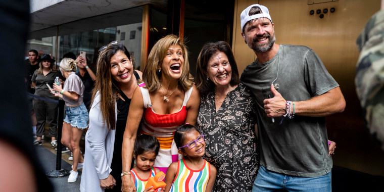 Hoda Kotb brought her daughter's Haley and Hope to the Citi Music Series on August 5, 2022 in New York.