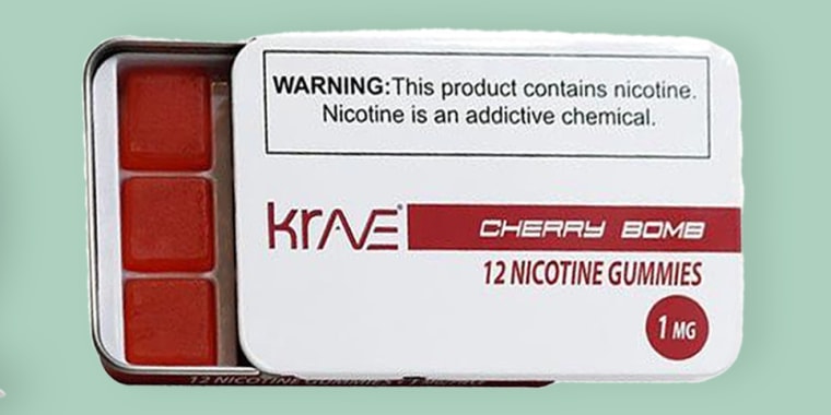 Nontherapeutic nicotine lozenges, nicotine pouches and nicotine gummies.