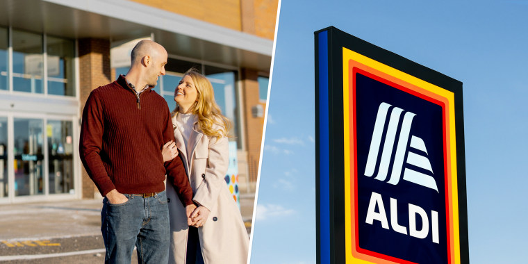 A lovely couple has the opportunity to win an all-expenses-paid wedding at an Aldi location.