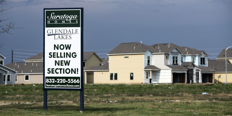 Homes for sale in Arcola, Texas, on July 12, 2022.