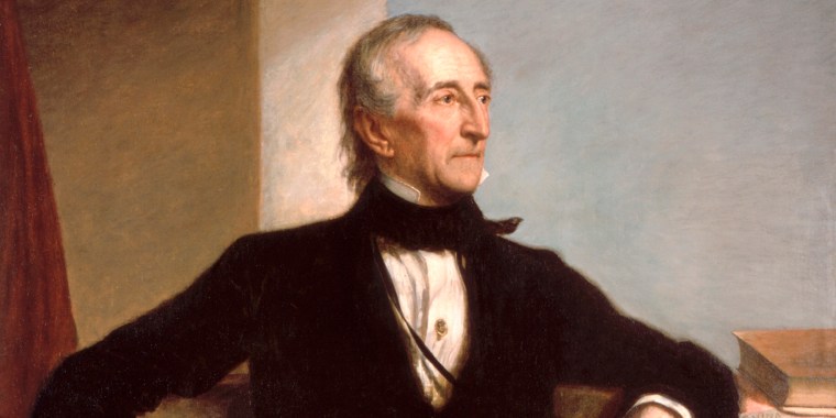 Portrait of President John Tyler by George PA Healy (American, 1813 - 1894); oil on canvas, 1859. From the White House collection, Washington DC.