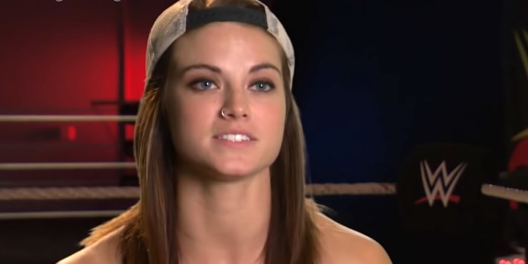 Sara Lee of WWE "Tough Enough" appears on an episode in 2015.