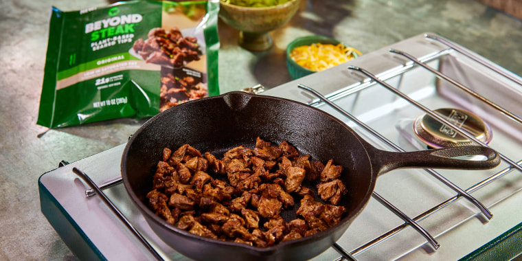 Beyond Steak in a frying pan