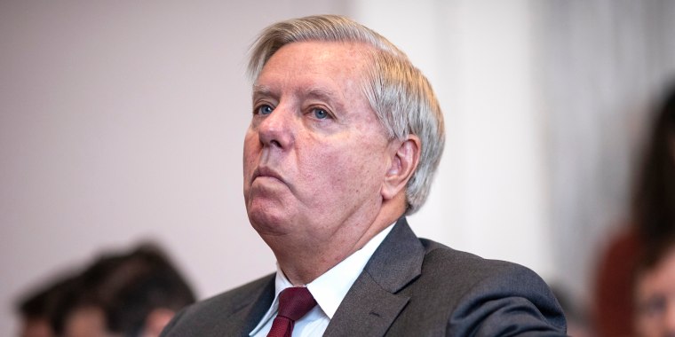 Sen. Lindsey Graham, R-S.C., on Capitol Hill on Sept. 13, 2022.