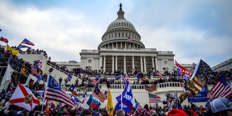 Trump supporters storm the U.S. Capitol on Jan. 6, 2021. 