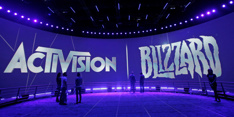 The Activision Blizzard Booth during the Electronic Entertainment Expo in Los Angeles in 2013. 