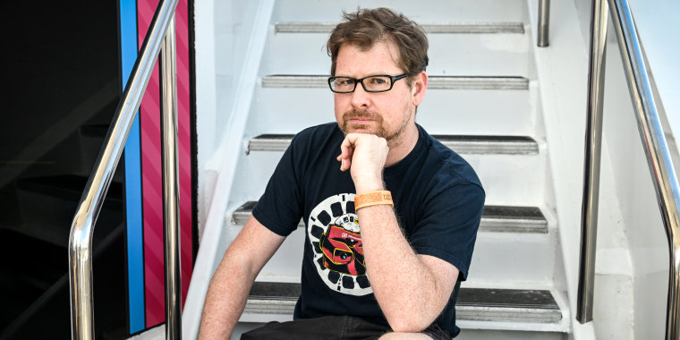 Justin Roiland on July 21, 2022 in San Diego, Calif.
