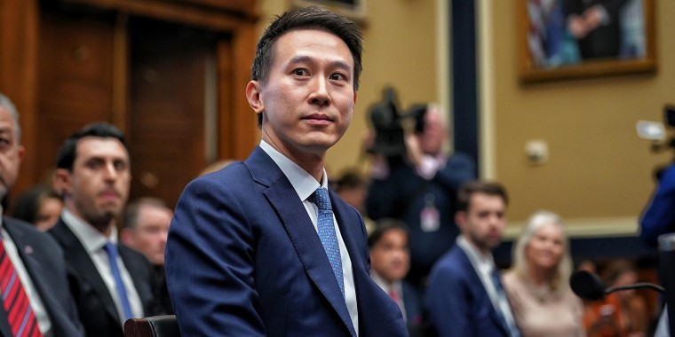 TikTok CEO Shou Zi Chew testifies before the House Energy and Commerce Committee