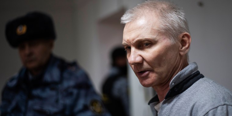 A court in Russia on Tuesday convicted a single father over social media posts criticizing the war in Ukraine and sentenced him to two years in prison — a case brought to the attention of authorities by his daughter's drawings against the invasion at school, according to the man's lawyer and local activists.